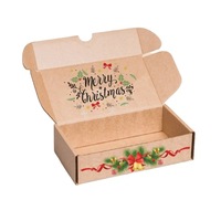 Boîtes d'avion couleur simple face imprimées par les fabricants Boîtes cadeaux cosmétiques Boîtes de papier ondulé pour vêtements