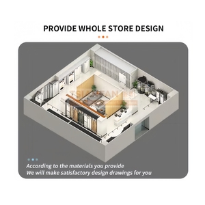 Marblesyncultra tầng Acrylic đứng Modular slatwall triển lãm xoay bảng đĩa - Product Image 4