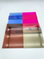 Feuille de plaque acrylique personnalisable de 13mm 14mm 15mm résistant au feu durabilité anti-flamme colorée avec service de coupe
