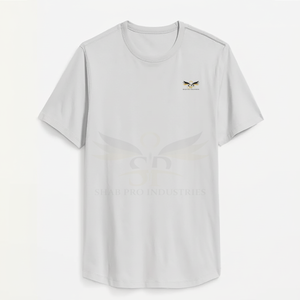 Camisas de punto curvas para hombre más vendidas, ropa de calle caliente hecha de algodón y poliéster para ropa informal - Product Image 1