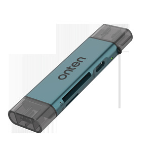 Type-C/USB-A to <strong>SD</strong>/TF Card Reader with USB <strong>3</strong>.0 Interface Aluminum Alloy <strong>3</strong>-<strong>in</strong>-1 Multi-function Card Reader-<strong>in</strong> Stock - Product Image 1