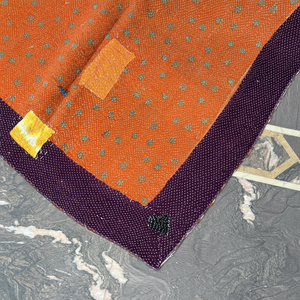 Colcha Reversible para decoración del hogar, bordado a mano, diseño de color naranja, estilo indio, tribal, vintage - Product Image 1