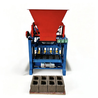 Machine à fabriquer des briques haute efficacité 4-35 avec trémie, production de 400-800 blocs/8 heures