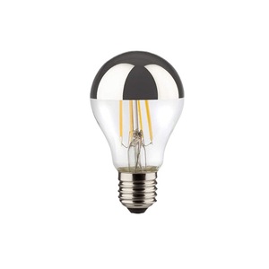 Led Filament Bulb A60 E27 220V Decorative <b>Light</b> Source Mirror Reflector Silver Finish Hotel Lighting - Product Image 4