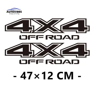 Classic 47*12cm Pickup Off Road Car Emblem Sticker Car Door Stickers Table Window Logo Vinyl Car Decal Die Cut Stickers