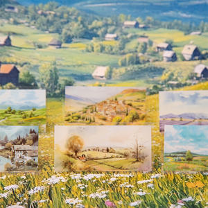 48 pcs/pack PET Sticker Pack Returning To The Garden Series Mountain View Thème rustique Grande taille - Product Image 3