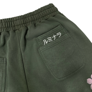 Men's High Quality Distressed Tiger Cherry Blossom Print Shorts Streetwear Casual Elastic Waist <b>Knit</b> Loose Fit Sweat Shorts - Product Image 6
