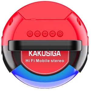 Kk-3204 <b>Bluetooth</b> Speaker 2x5W With Fm Radio Usb Sd <b>Card</b> Red Portable - Product Image 3
