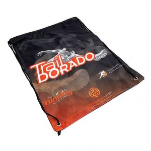 Direct Factory Sale Custom Polyester <b>Backpack</b> <b>Cheap</b> Customised Promotional Drawstring Sport Bags - Product Image 5