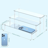 Supports de présentation alimentaire en acrylique blanc personnalisés multifonctionnels de haute qualité et présentoir de vente au détail en acrylique pour chargeur