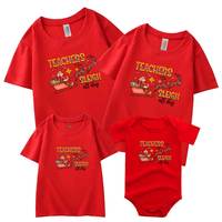Costume de Noël pour femmes, hommes, enfants, t-shirt, barboteuse pour bébé, tenues assorties pour la famille, vêtements pour père, mère, fils, fille