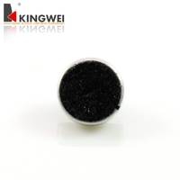 Microphone à condensateur omnidirectionnel Kingwei 6x1.5MM, sensibilité 44dB, IP57, composant 2 broches, électret, casque