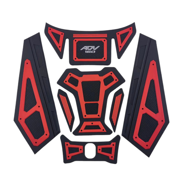 FOR Motorcycle Accessories Honda ADV160 22-24 Year Motorcycle Rubber Decorative Sticker Pedal Modification Fuel tank Sticker