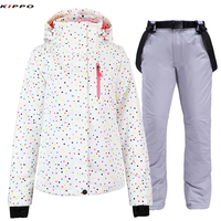 Kippo ensemble de vêtements de Ski en plein air épais neige chaude Double planche Snowboard vêtements veste de Ski et pantalon vêtements hommes Style