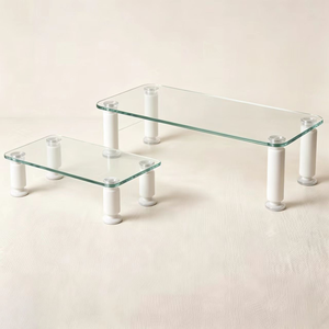 Prateleiras de Vidro Personalizadas e Ajustáveis, Suporte de Vidro Moderno para <span class=keywords><strong>TV</strong></span> com LED - Product Image 1