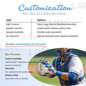 Guantes <span class=keywords><strong>de</strong></span> Béisbol y Sóftbol Qlean Inch <span class=keywords><strong>de</strong></span> Cuero para Receptor y Jugador <span class=keywords><strong>de</strong></span> Infield, para Lanzadores Diestros/Zurdos, Ligeros y Duraderos, <span class=keywords><strong>de</strong></span> Piel <span class=keywords><strong>de</strong></span> Vacuno - Product Image 5