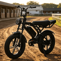 Nouvelle moto électrique MD, 50 km/h, double moteur, 10 Ah, frein à disque hydraulique, batterie intégrée, pneus larges, 48 V
