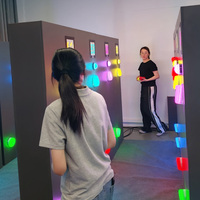 Jeu interactif de tubes LED lumineux, système de jeu interactif pour aire de jeux intérieure, salle de jeux, jeu de tubes LED RGB multijoueur