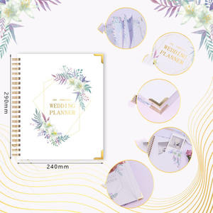 Nuevo Cuaderno Planificador de Bodas A4, Personalizable, para Registrar la Planificación del Tiempo de la Boda, Ideal para Regalo - Product Image 4