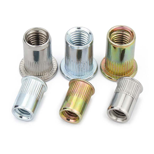 M3 M4 M5 M6 M8 M10 M12 304 Thép Không Gỉ Carbon Thép Nhôm Đầu Phẳng Đinh Tán Nut Chèn Cho Vít Bu Lông Cap Đinh Tán Nut - Product Image 1