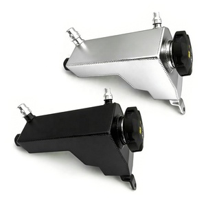 Réservoir d'expansion de liquide de refroidissement en aluminium LAVITIN pour E81 E87 E88 E90 E91 E92 E93 328i 330i 335i X1 Z4 Radiateur avec bouchon - Product Image 2