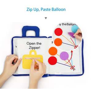 Jouets éducatifs précoces pour bébés, personnalisables avec logo, compétences pratiques, <span class=keywords><strong>mon</strong></span> premier livre, livre en tissu, livre silencieux, personnalisable avec logo - Product Image 5