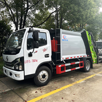Camion compacteur de déchets Dongfeng 6CBM de Chine, utilisé pour la collecte des déchets dans l'assainissement urbain