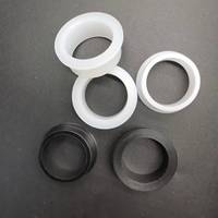 Entretoise ronde creuse en nylon blanc/noir sur mesure, non filetée, M3 M4 M5 M6 M8, entretoise ronde en ABS, rondelle d'entretoise