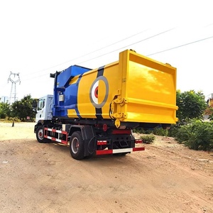 รถบรรทุกเก็บขยะแบบตะขอเกี่ยว Dongfeng 4X2 พวงมาลัยซ้าย/ขวา สำหรับเก็บขยะคอนเทนเนอร์และงานสุขาภิบาลเทศบาล - Product Image 4