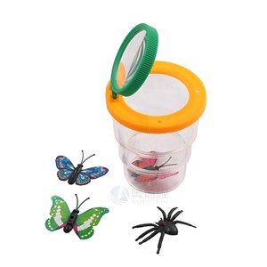 MG20181 <span class=keywords><strong>loupe</strong></span> portable boîte à insectes <span class=keywords><strong>loupe</strong></span> 3X 6X lentille en verre avec plastique PMMA acrylique matériel pour enfants kits d'aventure - Product Image 3