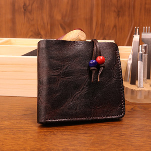 Portefeuille en cuir d'inspiration vintage pour hommes et femmes avec accès facile et rangement organisé pour cartes - Product Image 6