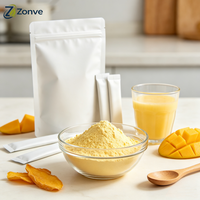 Fabriekslevering OEM verpakking Superfood Instant Mango Juice Poeder Mango Poeder Natuurlijk Mango Fruitpoeder