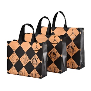Bolsa de Compras Reutilizable Ecológica de Lona con Asas y Cierre Personalizado para Tienda de Ropa - Product Image 1