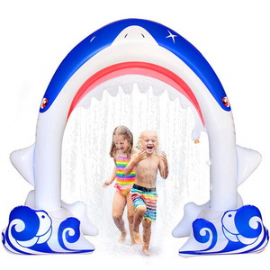 Inflatable Shark Arch Water Spray Play Mat 180Cm Outdoor PVC Kids Toy Game Props - Product Image 4