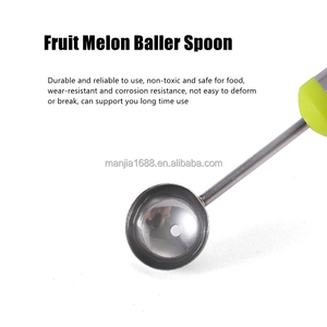Manjia Dụng Cụ Khắc Trái Cây Bằng Thép Không Gỉ Dụng Cụ Lấy Lõi Dưa Hấu Bộ Dụng Cụ Đào Bóng Dao Khắc - Product Image 3
