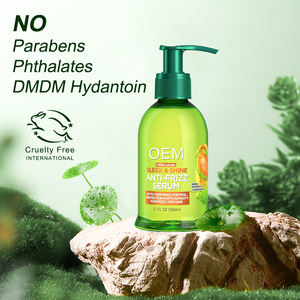 Sérum anti-frisottis Fructis Sleek & Shine pour cheveux secs et crépus, huile d'argan du Maroc, traitement fortifiant pour les cheveux, marque privée - Product Image 2