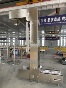 <span class=keywords><strong>Food</strong></span> <span class=keywords><strong>Grade</strong></span> Z Type Emmer Lift Industriële Automatische Transportband Voor Snacks Noten Granen Aardappelen - Product Image 3