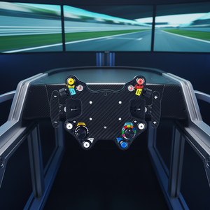 Volante de Carreras SIMSONN con Cable USB de Fibra de Carbono y Placa de Botones <span class=keywords><strong>para</strong></span> <span class=keywords><strong>PC</strong></span> - Product Image 1