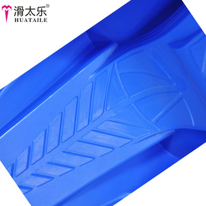 Trineo de Nieve Extra Grueso con Respaldo Grande de 120 cm, Rojo y Azul, para Adultos y Niños, para Deslizarse por Nieve, Hierba y Arena - Product Image 4