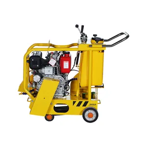 Hand hole road surface cutter concrete floor crevices making machine