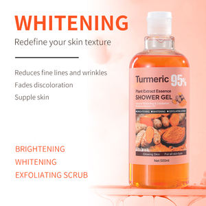 Gel de Ducha Exfoliante, Iluminador e Hidratante de 500 ml, Productos para el Cuidado de la Piel con Vitamina C y Cúrcuma, para una Piel Radiante - Product Image 3