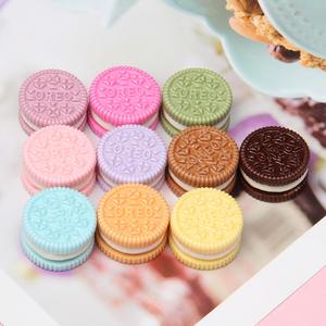 2025 fabricantes al por mayor personalizados de gran Color Oreo sándwich galletas resina galletas DIY crema pegamento Accesorios - Product Image 4