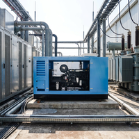 Groupe électrogène silencieux 100KVA 160KVA 200KVA avec ATS et surveillance à distance pour centrale électrique, à vendre