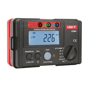 Uni-T Ut582 + ดิจิตอล RCD (elcb) ทดสอบการรั่วไหลของวงจรทดสอบแรงดันไฟฟ้าลาดอัตโนมัติ600V - Product Image 1