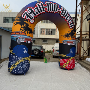 Arco Inflable Decorativo de Palmera de Coco para <span class=keywords><strong>la</strong></span> Fiesta de Hogueras del Resort, Decoración para Fiestas Nocturnas de Carnaval - Product Image 2