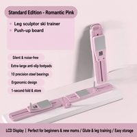 Planche de fitness ergonomique antidérapante avec 10 roulements en acier pour sculpter les jambes, planche de pompes pliable en 1 seconde, brûle-graisse, cardio, pour la maison, OEM