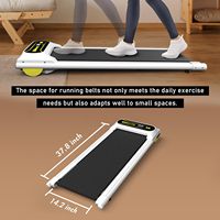 Tapis de marche sous le bureau – Marchez en travaillant, restez actif – Moteur silencieux, design fin – Machine d'exercice pour la maison et le bureau – Course quotidienne