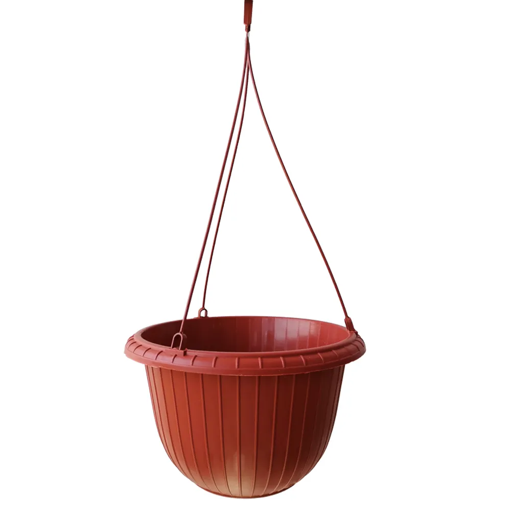 Cesti appesi Fabbrica A Buon Mercato All'ingrosso di Plastica Hanging Planter Indoor & outdoor Pianta in Vaso Giardino di Casa Della Decorazione di Figura Rotonda