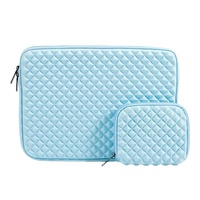 Sac pour ordinateur portable en polyester à manches simples pour ordinateurs portables de 13 à 16 pouces - Étui de protection souple antichoc portable avec fermeture à glissière pour Macbook Pro