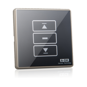 Aok Ac229-1 Nhà Thông Minh Không Dây Điều Khiển Từ Xa Duy Nhất Đường Loại Tường Đài Phát Thanh Receiver Với Màn Hình Cảm Ứng Từ Xa Thiết Bị Chuyển Mạch - Product Image 2